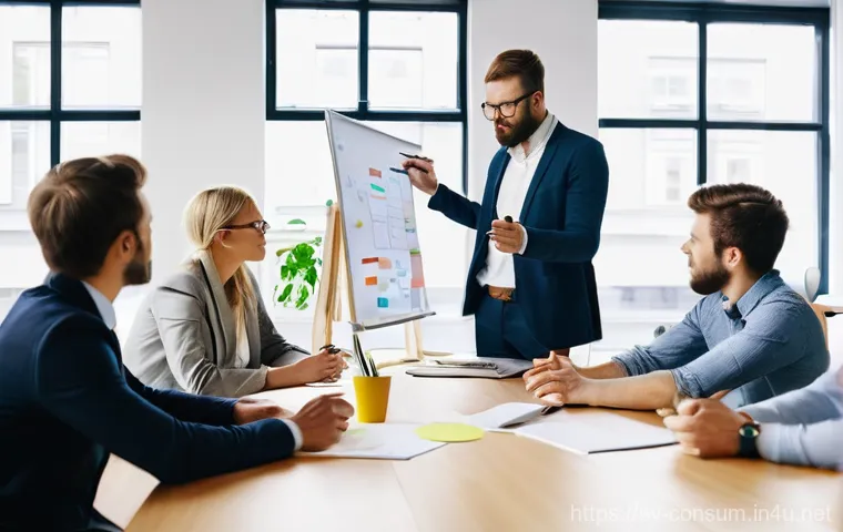 소비자중심 경영의 주요 성공 요인과 사례 연구와 분석 - **Prompt:** "A young man, around 30-35 years old, of Swedish descent, is comfortably seated on a mod...