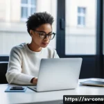 소비자 보호 관련 글로벌 사례 연구 보고서 - **Prompt:** A diverse individual, around 35 years old, sits comfortably at a clean, modern desk in a...