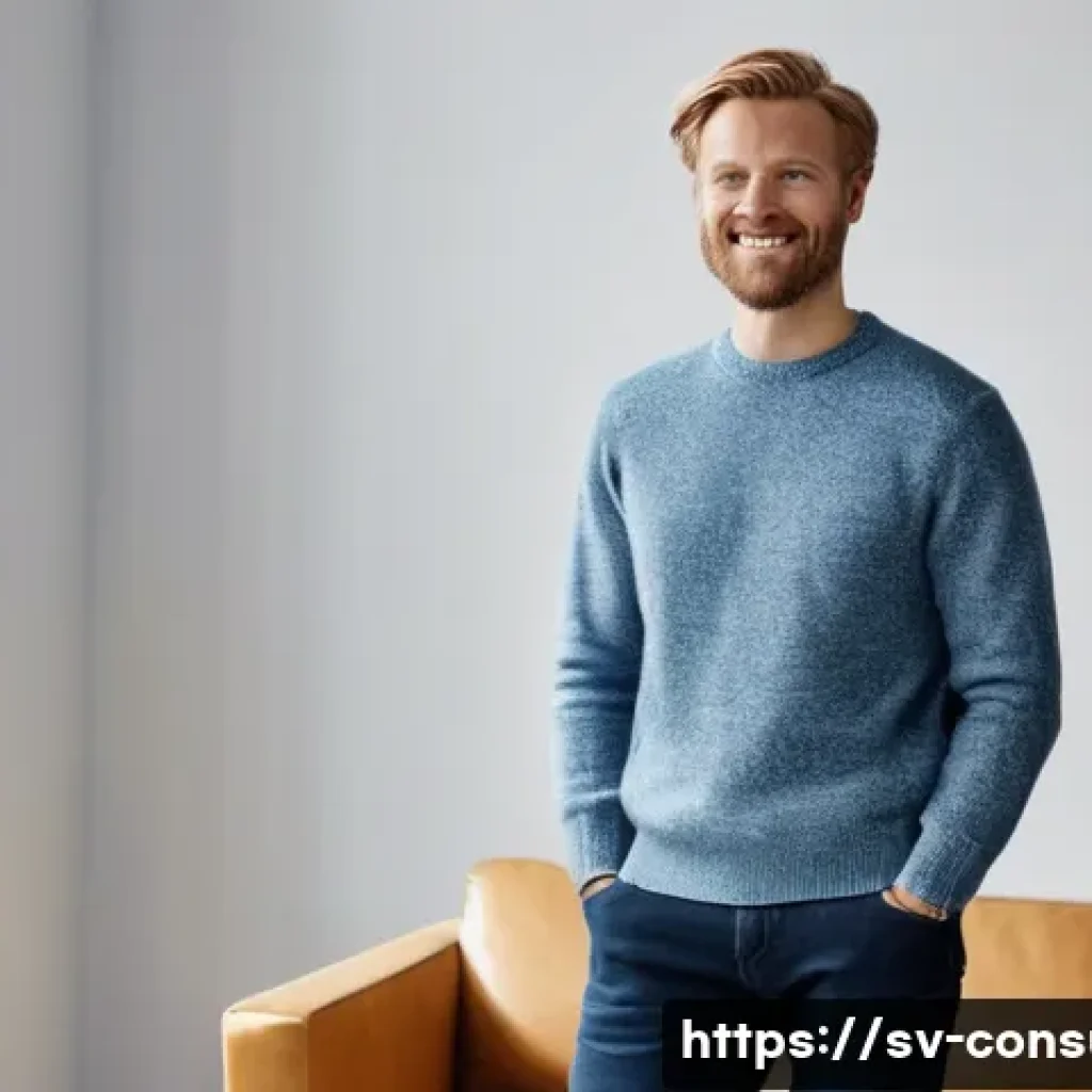 소비자분쟁 사례를 활용한 문제 해결 능력 - **"A confident young adult, possibly in their late 20s or early 30s, stands in a brightly lit, moder...