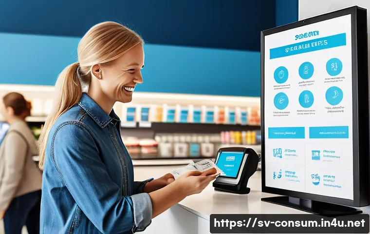 소비자 보호법 적용 사례 분석 - A detailed illustration of a Swedish consumer returning a defective electronic product in a modern r...