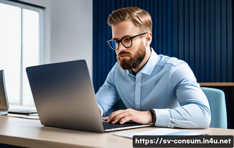 소비자전문기술사 자격 유지 요건 - A professional workspace scene showing a Swedish consumer technology specialist actively engaged in ...