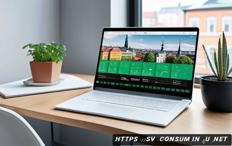소비자 행동 데이터를 활용한 혁신적 디지털 서비스 사례 - A modern Scandinavian digital workspace featuring a sleek laptop displaying real-time customer data ...